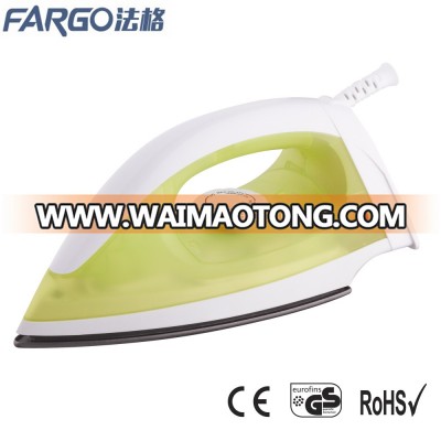 Fargo cheap plastic household dry iron electric iron PL-172D